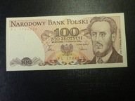 100 Złotych1986r.seria PL,bez obiegu.