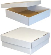 Opakowanie na CIASTO Białe Pudełko Karton na MUFFINY MUFFINKI 30x30x10cm