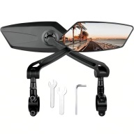 2SZT LUSTERKO NA HULAJNOGĘ ELEKTRYCZNĄ ROWER NA KIEROWNICĘ Z REGULACJĄ