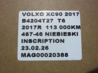VOLVO XC90 II XC 90 2.0 T6 cablaggio cablaggio interna SRODKA 7 OSOB