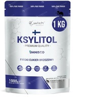 WISH KSYLITOL PREMIUM QUALITY Danisco zdrowy fiński CUKIER BRZOZOWY 1kg