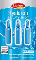 Schaeben's, Hyaluronic Beauty Shot, Ampulka na tvár , 3x 1 ks