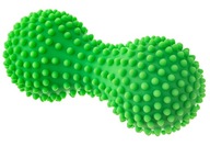 Piłka podwójna, duoball do masażu 15,5 cm, Zielona