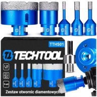 LYUKASZTÓ GYÉMÁNT CSIPKE GRES CSEMPE LYUKASZTÓ KÉSZLET 6-68MM+ADAPTER