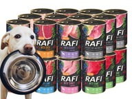 RAFI Dolina Noteci Mix smaków dla psa 24x 400g