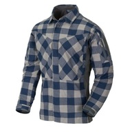 Košeľa Helikon MBDU Flannel Slate Blue L