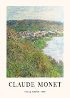 Plakat 70x50 Claude Monet wioska dolina góry pejzaż sztuka BOHO 30 WZORÓW