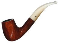 Fajka BRÓG 111 WALRUS TUSK BRIAR z wrzośca w kolorze teak z stojakiem