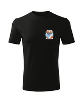 Koszulka T-shirt dziecięca K272P SZPIC MINIATUROWY czarna rozm 110