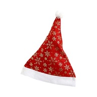 Vianočný klobúk v tvare snehovej vločky Mäkký pre dospelých Dekoracy