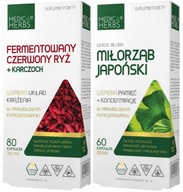 Medica Herbs Sada Fermentovaná červená ryža + Ginkgo biloba Srdce