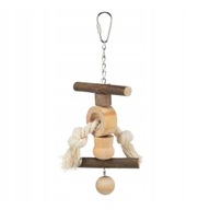 Drewniana zabawka dla ptaków z kulką Huśtawka Trixie 6 x 20 cm