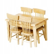 Moderný drevený stôl a stoličky: 12
