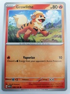 SVI 151 | Growlithe 058/165 + Arcanine 059/165 | FIRE | Karty Pokemon TCG