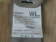 Nissan X-Trail T32 tension belt safety seat left front front