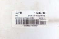 OPEL ASTRA H III computer control unit of the engine ECU 1.6 12230740 DZFR