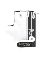 Rękawiczki rowerowe Ventura M biało-czarne