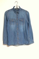 656. Cool Club jeansowa granatowa koszula r 164cm S