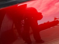 Tür links heck MAZDA 2 DJ rote 22r