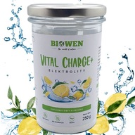 Elektrolyty prášok na pitie citrón Vital Charge+ Biowen 250g bez cukru
