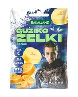 Bakalland KLEKS Guziko żelki bananowe 34 g