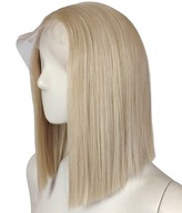 Parochňa LACE FRONT svetlo studená platinová blond long bob s priehradkou