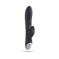 Vibratore G-spot e stimolatore clitorideo Black To