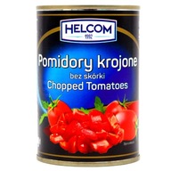 POMIDORY KROJONE bez skórki pomidory w puszce 400g