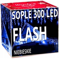 SOPLE FLASH 300 LED ZEWNĘTRZNE CHOINKOWE GIRLANDA lampki choinkowe stałe