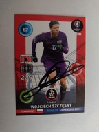 Karta panini autograf Wojciech Szczęsny Road to Euro 2016
