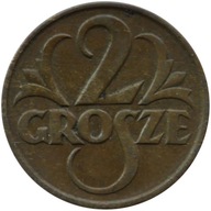 2 grosze II RP, 1927, stan 2