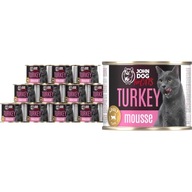 John Dog for Cats karma mokra indyk mus 12x200g