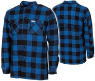 Flanelová košeľa drevorubač modrá kockovaná XXL