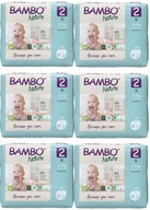 BAMBO NATURE MINI 2 EKO PIELUSZKI 3-6kg 6x30 6PAK