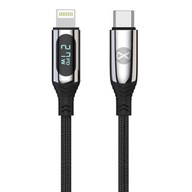 Kabel z wyświetlaczem USB-C Lightning 27W 1m wskaźnik mocy do iPhone Apple