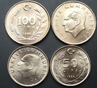 Turcja 1984 - 1986.#. 2 monety_____7387