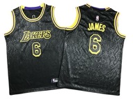 Strój koszykarski nr č. 6 LeBron James Lakers Jersey, 140-152