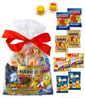 Zestaw dzień dziecka Prezentowy Paczka Słodyczy ŻELKI Haribo Nimm2 Dla