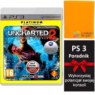 UNCHARTED 2 AMONG THIEVES PLATINUM DUBBING PL PS3