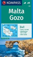 MALTA GOZO mapa turystyczna 1:25 000 KOMPASS 2019