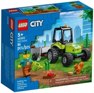 LEGO City 60390 Traktor w Parku Przyczepa Sadzonki Wiewiórka 86 klocków 5+