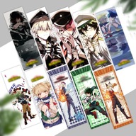 10PCS/Set Anime Genshin Impact Animation Bookmark Jujutsu Kaisen Book Marks