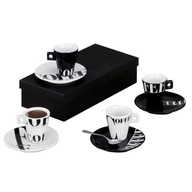 SERWIS KAWOWY do espresso 60 ml x 4 filiżanki