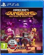 MINECRAFT DUNGEONS ULTIMATE EDITION + 6 DLC - PL - PS4