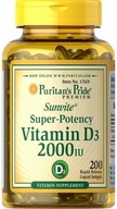 Puritans Pride Vitamín D3 2000 200 Kap Imunita