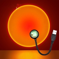 Mini USB Sunset Lamp Led projektor pre osvetlenie