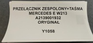 Kombischalter MERCEDES E W213 Original