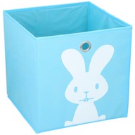 Składane pudełko do przechowywania zabawek, kosz na ubrania,kocyk,Niebieski