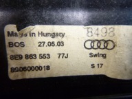 blinds net boot Audi A4 B6 Kombi Avant 2003r.