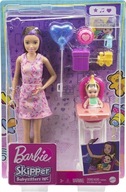 MATTEL BARBIE SKIPPER KLUB OPIEKUNEK KRZESEŁKO MINI URODZINY GRP40 3+